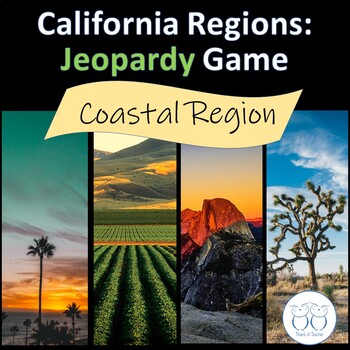 Preview of California Coastal Region Jeopardy Game 