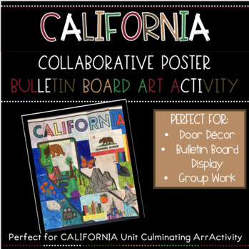 Preview of California Craft Collaborative Poster--Door Poster Art Activity