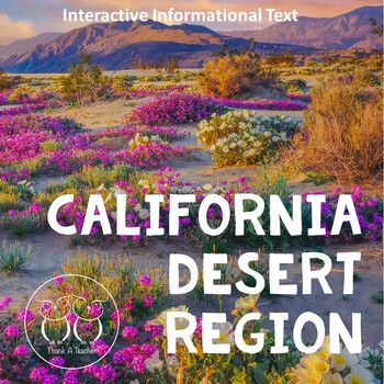Preview of California Desert Region Informational Reading and Activities