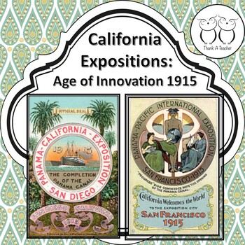 Preview of California Early 20th Century Informational Reading & Activities