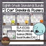 Eighth Grade Standards "I Can" Poster Bundle