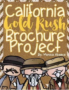 Preview of California Gold Rush Brochure Project (DIGITAL & PRINTABLE)