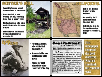 California Gold Rush PowerPoint Presentation by Students of History