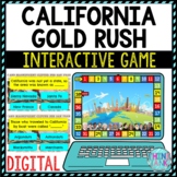 California Gold Rush Review Game Board | Digital | Google Slides