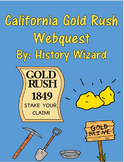 California Gold Rush Webquest