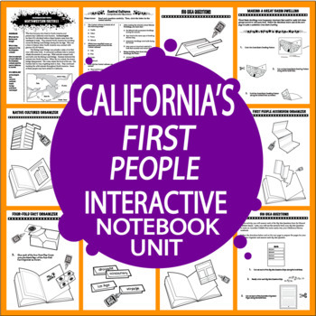 Preview of California History 4th Grade–California's Native Americans–ALL Content Included