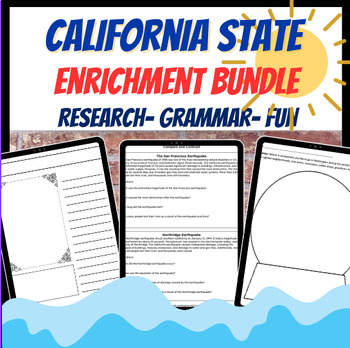 Preview of California History Enrichment Activities for 4th and 5th grade