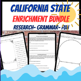 California History Enrichment Activities for 4th and 5th grade