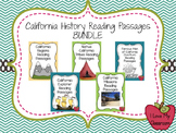 California History Reading Passage BUNDLE (5 products - 22