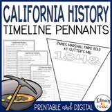 California History Timeline Activity | 4th Grade Project |