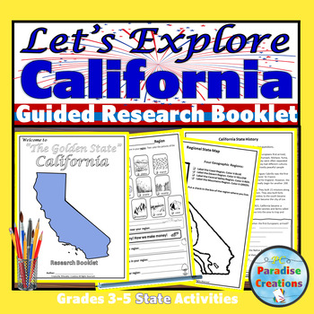 Preview of California State History Research Project Booklet