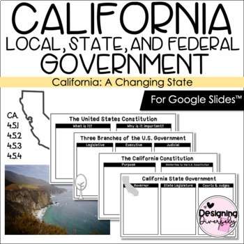 Preview of California Local State and Federal Government | United States Constitution