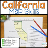 California Map Skills Activities