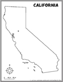 California Map and Worksheet
