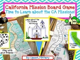 California Mission BOARD GAME  - Distance Learning