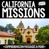 California Mission Comprehension Passages