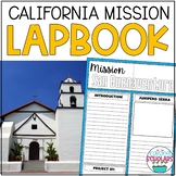 California Mission Lapbook Research Project 4th Grade