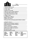 California Mission Quiz
