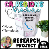 California Regions Brochure Project 4th Grade CA History