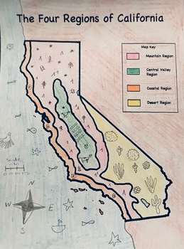 California Regions Coloring Pages