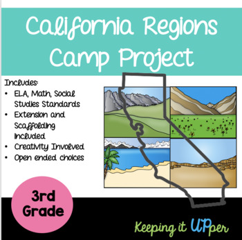 Preview of California Regions Project | Project Based Learning, GATE, UDL |