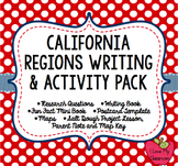 California Regions Research, Writing, Activity Pack