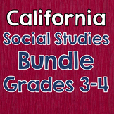 California Social Studies Bundle for Grades 3 and 4