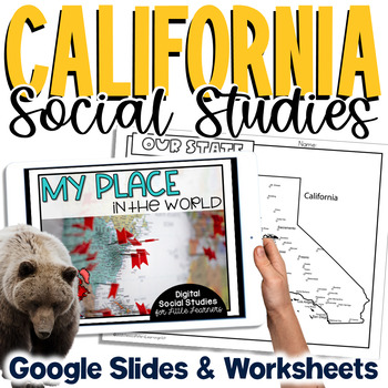 Preview of California Social Studies | Me on the Map | City, County, State, Country, Cont