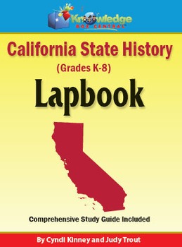 Preview of California State History Lapbook / Interactive Notebook - EBOOK
