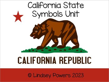 Preview of California State Symbols Unit