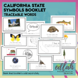 California State Symbols Booklet - Traceable Words
