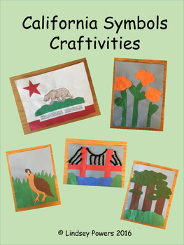 Preview of California Symbols Craftivities