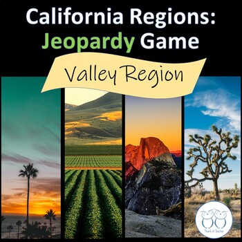 Preview of California Valley Region Jeopardy Game 