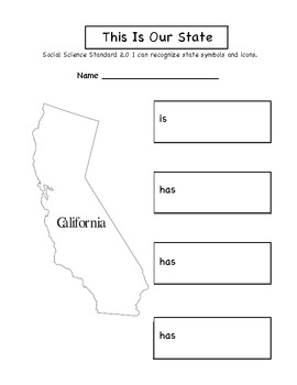 Preview of California Worksheets