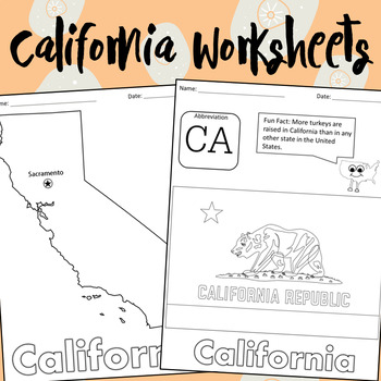 Preview of California Worksheets