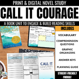 Call It Courage Novel Study Guide: Comprehension Activitie