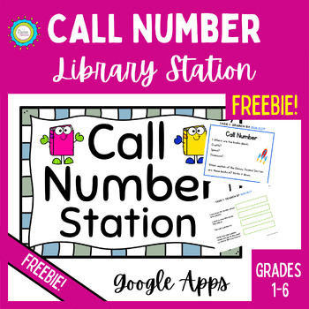 Preview of Call Number Library Station | Digital Interactive | Printable
