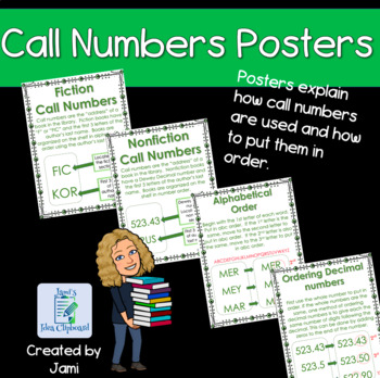 Preview of Call Numbers Posters