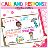 Call and Response Attention Getters Classroom Management