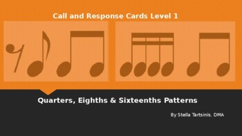 Preview of Call and Response Cards Level 1 - PowerPoint