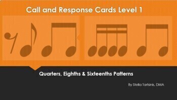 Preview of Call and Response Cards Level 1 - GOOGLE SLIDES