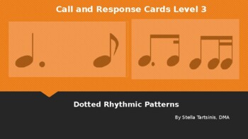 Preview of Call and Response Cards Level 3 - Power Point