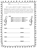 Call and Response Composition Worksheet