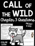 Call of the Wild Chapter 3 Reading Comprehension Worksheet