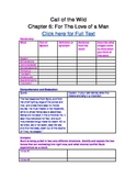Call of the Wild: Chapter 6 Graphic Organizer Worksheet
