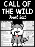 Call of the Wild Test Final Assessment of Characters and Plot