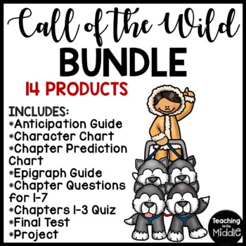 Preview of Call of the Wild by Jack London Reading Comprehension Bundle