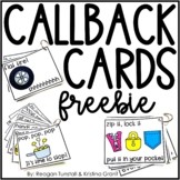 Callback Cards
