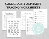 Calligraphy Workbook, Beginner Hand Lettering, Calligraphy