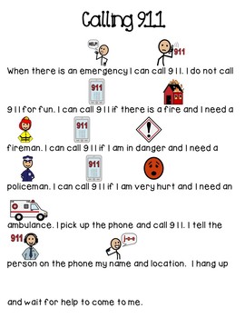 Calling 911 and First Responder Activities by SPED Head | TpT